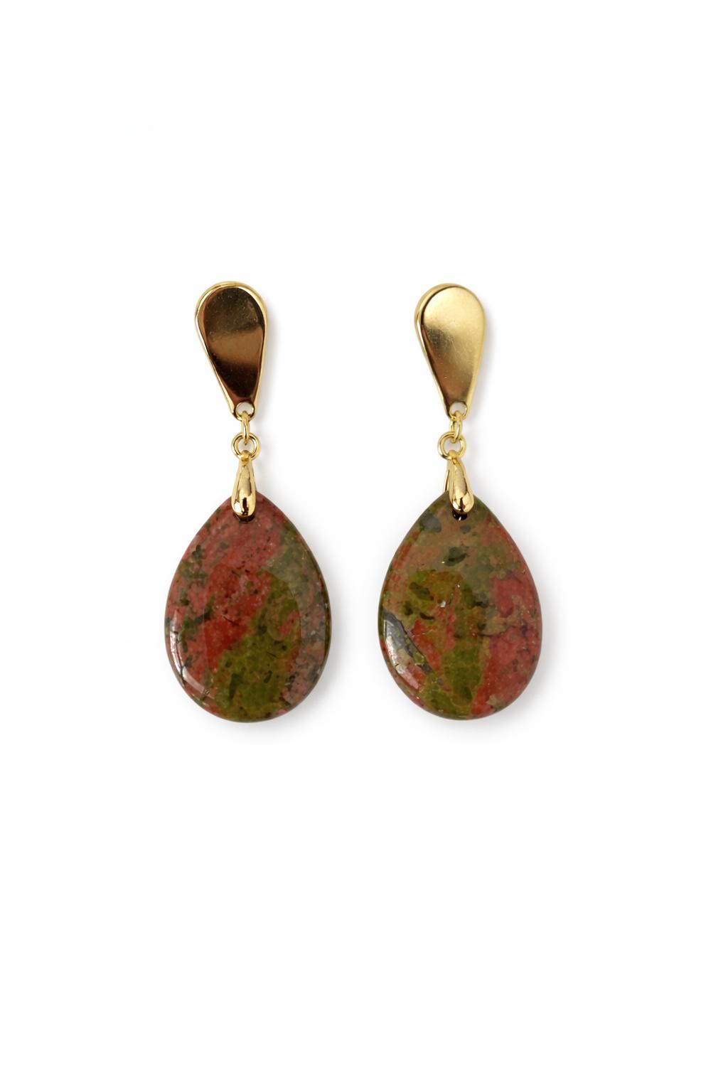 Drop of Stones Earring